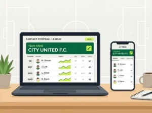 Guide showing how to change your FPL team name on desktop and mobile